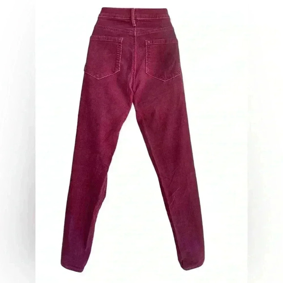 LOFT BURGUNDY CORDUROY MODERN
SKINNY PANTS- SIZE 26/2 (INSEAM 29.5") preloved - Picture 5 of 5